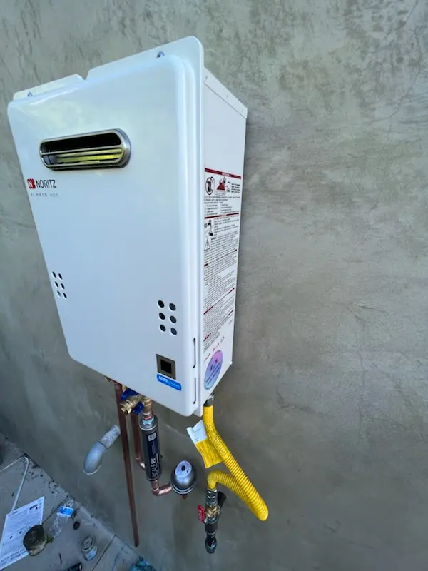 Tankless water heater installation for Wellington Valley homes